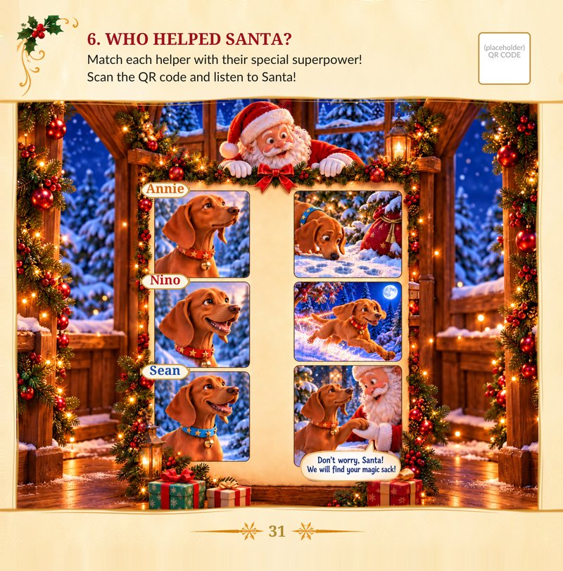 Book page 31: Who Helped Santa?